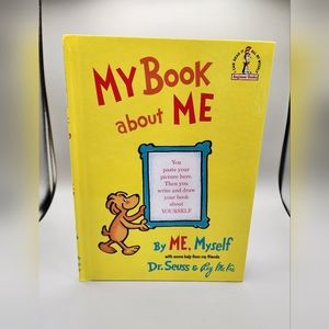 Dr. Seuss My Book About Me by Me, Myself - 1969 Hardcover Vintage Like New!‎